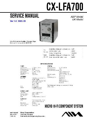 Service manual Aiwa CX-LFA700 ― Manual-Shop.ru