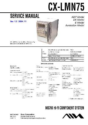 Сервисная инструкция Aiwa CX-LMN75 ― Manual-Shop.ru