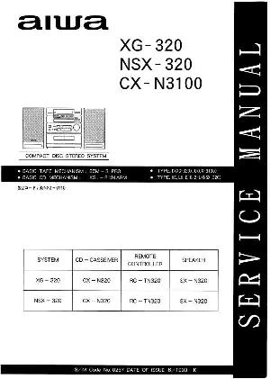 Сервисная инструкция Aiwa CX-N3100, NSX-320, XG-320 ― Manual-Shop.ru