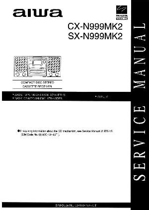 Сервисная инструкция Aiwa CX-N999MK2, SX-N999MK2 ― Manual-Shop.ru