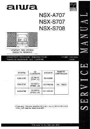 Сервисная инструкция Aiwa CX-NS708 ― Manual-Shop.ru