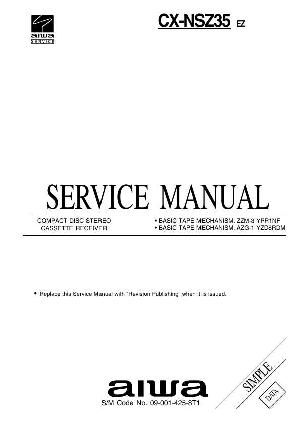 Сервисная инструкция Aiwa CX-NSZ35 ― Manual-Shop.ru