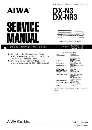Сервисная инструкция Aiwa DX-N3, DX-NR3 ― Manual-Shop.ru