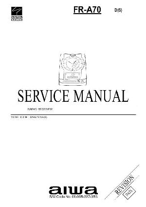 Сервисная инструкция Aiwa FR-A70 ― Manual-Shop.ru