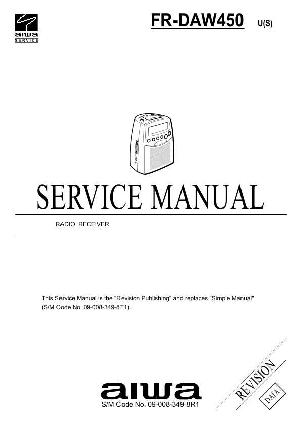 Сервисная инструкция Aiwa FR-DAW450 ― Manual-Shop.ru