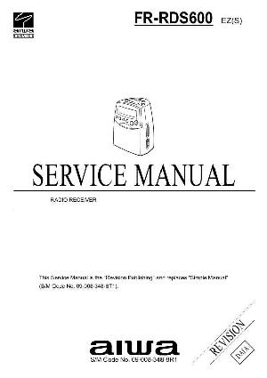 Сервисная инструкция Aiwa FR-RDS600 ― Manual-Shop.ru