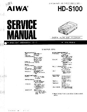 Сервисная инструкция Aiwa HD-S100 ― Manual-Shop.ru