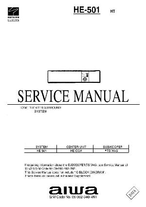 Сервисная инструкция Aiwa HE-510 ― Manual-Shop.ru