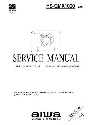 Сервисная инструкция Aiwa HS-GMX1000 ― Manual-Shop.ru