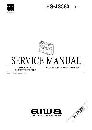 Сервисная инструкция Aiwa HS-JS380 ― Manual-Shop.ru