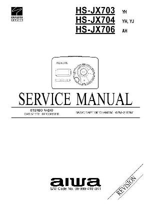 Сервисная инструкция Aiwa HS-JX703 ― Manual-Shop.ru