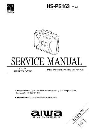 Сервисная инструкция Aiwa HS-PS163 ― Manual-Shop.ru