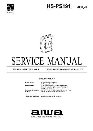 Сервисная инструкция Aiwa HS-PS191 ― Manual-Shop.ru