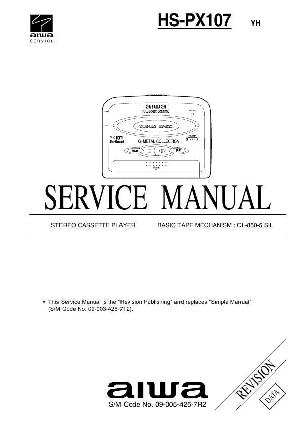 Сервисная инструкция Aiwa HS-PX107 ― Manual-Shop.ru
