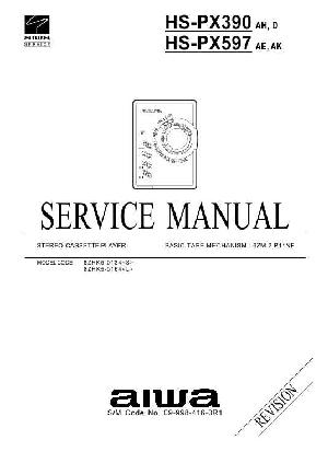 Сервисная инструкция Aiwa HS-PX390, HS-PX597 ― Manual-Shop.ru
