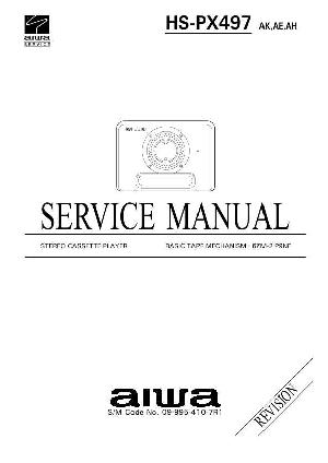 Сервисная инструкция Aiwa HS-PX497 ― Manual-Shop.ru