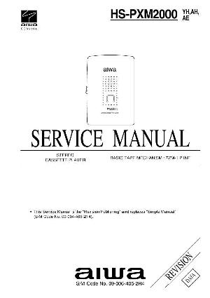 Сервисная инструкция Aiwa HS-PXM2000 ― Manual-Shop.ru