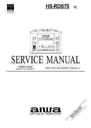 Сервисная инструкция Aiwa HS-RDS70 ― Manual-Shop.ru