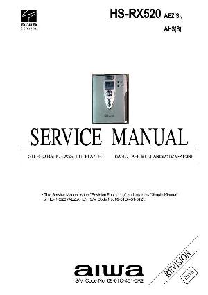 Сервисная инструкция Aiwa HS-RX520 ― Manual-Shop.ru