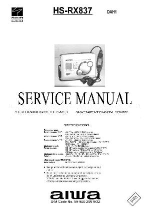Сервисная инструкция Aiwa HS-RX837 ― Manual-Shop.ru