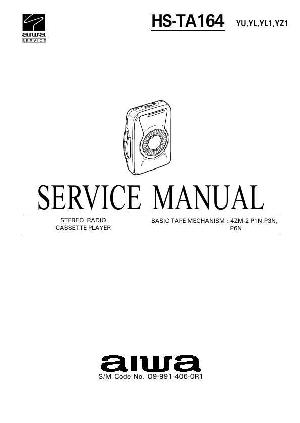 Сервисная инструкция Aiwa HS-TA164 ― Manual-Shop.ru