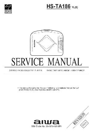 Сервисная инструкция Aiwa HS-TA186 ― Manual-Shop.ru