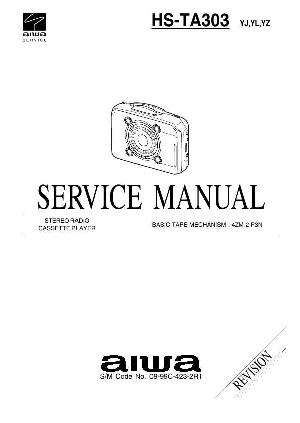 Сервисная инструкция Aiwa HS-TA303 ― Manual-Shop.ru