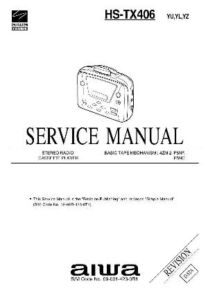 Сервисная инструкция Aiwa HS-TX406 ― Manual-Shop.ru