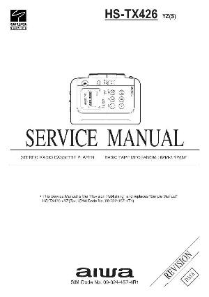 Сервисная инструкция Aiwa HS-TX426 ― Manual-Shop.ru