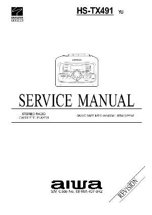 Сервисная инструкция Aiwa HS-TX491 ― Manual-Shop.ru