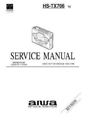 Сервисная инструкция Aiwa HS-TX706 ― Manual-Shop.ru