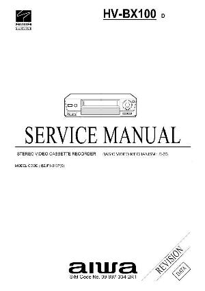 Сервисная инструкция Aiwa HV-BX100 ― Manual-Shop.ru