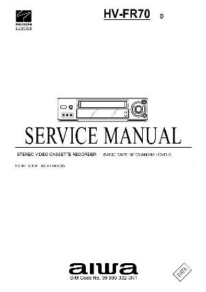Сервисная инструкция Aiwa HV-FR70 ― Manual-Shop.ru