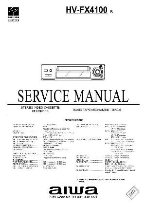 Сервисная инструкция Aiwa HV-FX4100 ― Manual-Shop.ru
