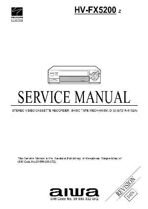 Сервисная инструкция Aiwa HV-FX5200 ― Manual-Shop.ru