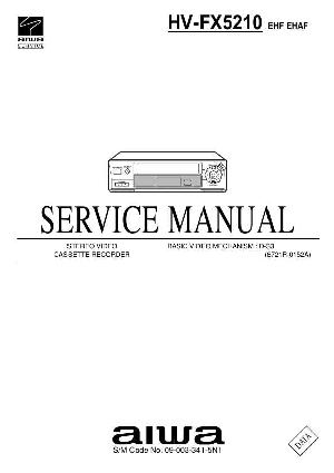 Сервисная инструкция Aiwa HV-FX5210 ― Manual-Shop.ru