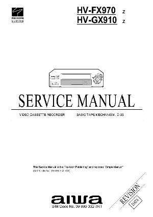 Service manual Aiwa HV-FX970, HV-GX910 ― Manual-Shop.ru