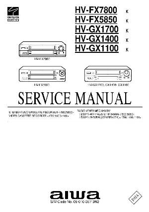 Сервисная инструкция Aiwa HV-GX1100 ― Manual-Shop.ru