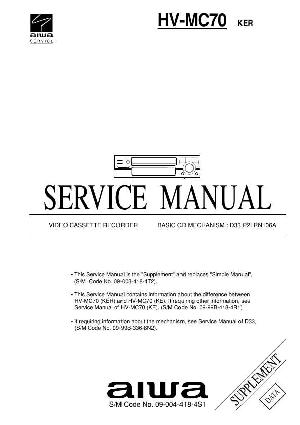 Service manual Aiwa HV-MC70 ― Manual-Shop.ru