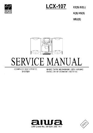 Сервисная инструкция Aiwa LCX-107 ― Manual-Shop.ru