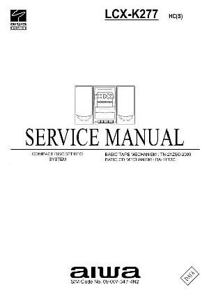 Сервисная инструкция Aiwa LCX-K277 ― Manual-Shop.ru