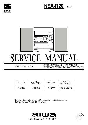 Сервисная инструкция Aiwa NS-XR20V ― Manual-Shop.ru