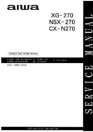 Сервисная инструкция Aiwa NSX-270 ― Manual-Shop.ru