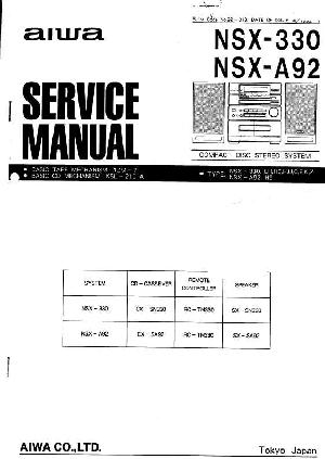 Сервисная инструкция Aiwa NSX-330, NSX-A92 ― Manual-Shop.ru