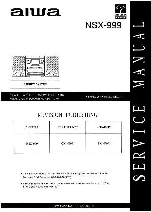 Service manual Aiwa NSX-999 ― Manual-Shop.ru