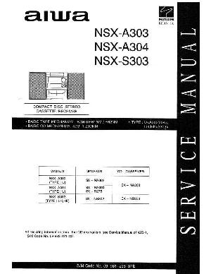 Service manual AIWA NSX-A303, NSX-A304, NSX-S303 ― Manual-Shop.ru
