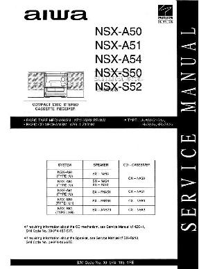 Service manual Aiwa NSX-A50, NSX-A51, NSX-A54, NSX-S50, NSX-S52 ― Manual-Shop.ru