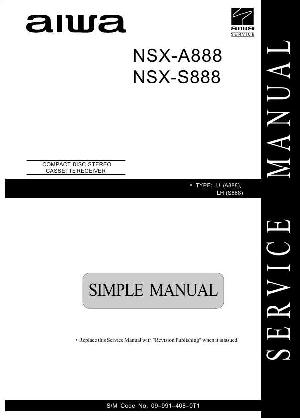 Service manual Aiwa NSX-A888, NSX-S888 ― Manual-Shop.ru