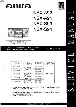 Сервисная инструкция Aiwa NSX-A92, NSX-A94, NSX-S90, NSX-S94 ― Manual-Shop.ru