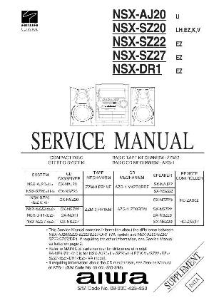 Service manual Aiwa NSX-AJ20, NSX-SZ20, NSX-SZ22, NSX-SZ27, NSX-DR1 ― Manual-Shop.ru